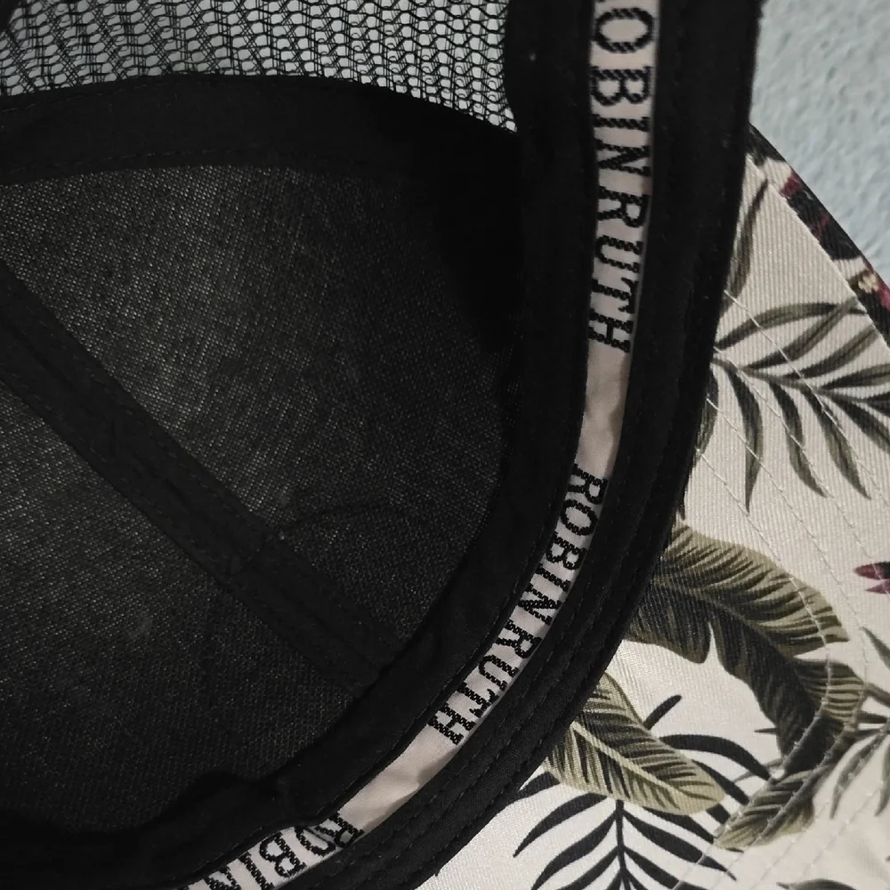 NWOT Unisex Robin Ruth Tropical Leaf Mesh Cap - Picture 5 of 8